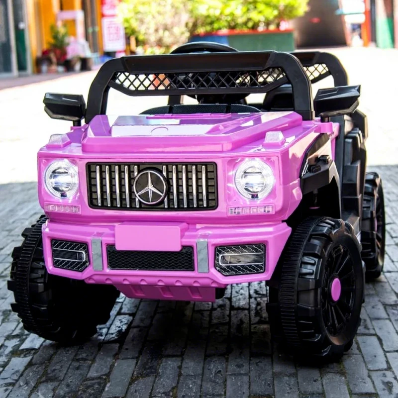 Girls Birthday Gifts Electric Luxury 4*4 EVA Wheel Remote Control Self Driving Recharge Vehicles Off Road Musical Ride on Car