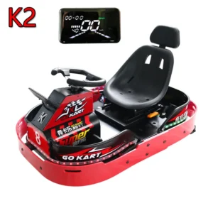Go Kart Electric Drift Indoor Outdoor Racing Kart Similar Model with Razor Tottoms K1 Speed Adjustable Speed for Kids Adults