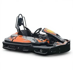 Go Kart Elettrico 3KW Single Seater Electric Go Kart for Adult with High Torque Motor for Rental Park