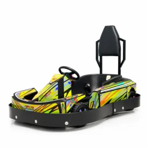 Go Karts for Adults Battery Powered Electric Go Cart with Dual Drive for Indoor Karting Track
