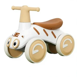 Good Quality Tiger Shape Kids Ride on Sliding Car 4 Wheels Toddler Balance Walker Toy No Power Outdoor Swing Car