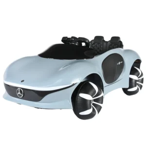 Gray 12V Battery Powered Kids Electric Ride on Car with Dual Motors and Remote Control