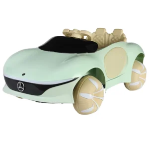 Green 12V Battery Powered Kids Electric Ride on Car with Dual Motors and Remote Control