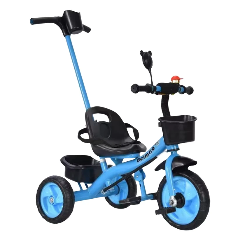 Green Three-Wheel Cycle Tricycle for 3-13 Year Old Children Kids' Trike for Enfants/Child
