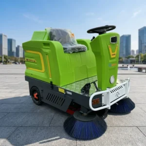 HS1300 Ride On Electric Commercial Industrial Car Cleaning Machine 110/220V 52Ah Battery 1300mm Cleaning Width