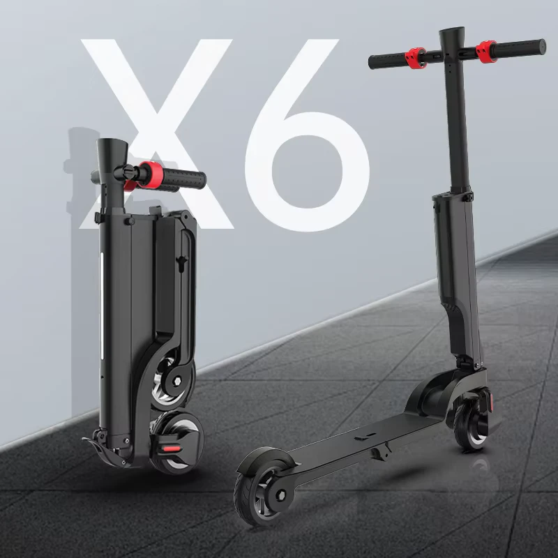 HX X6 Original Backpack Scooter Creative Four Fold Battery Removeable Two Wheels Electric Scooter for Teenagers