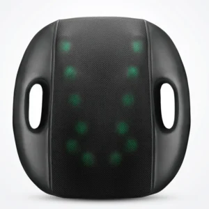 Handheld Car Seat Body Support Cushion with Whole-Body Massage Vibrator Neck and Back Relax Seat Cushion with Heat Function