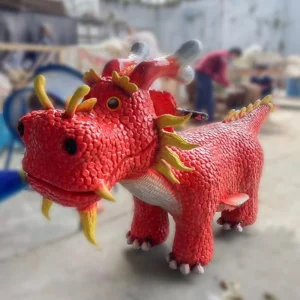 Handmade Walking Animal Dinosaur Battery Rides Entertainment Car Electric Outdoor or Indoor Amusement Park Rides Equipment