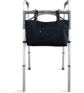 Heavy Duty Water Resistant Polyester Hanging Bag Zipper Closure Large Capacity Outdoor Storage for Walker Scooter Wheelchair