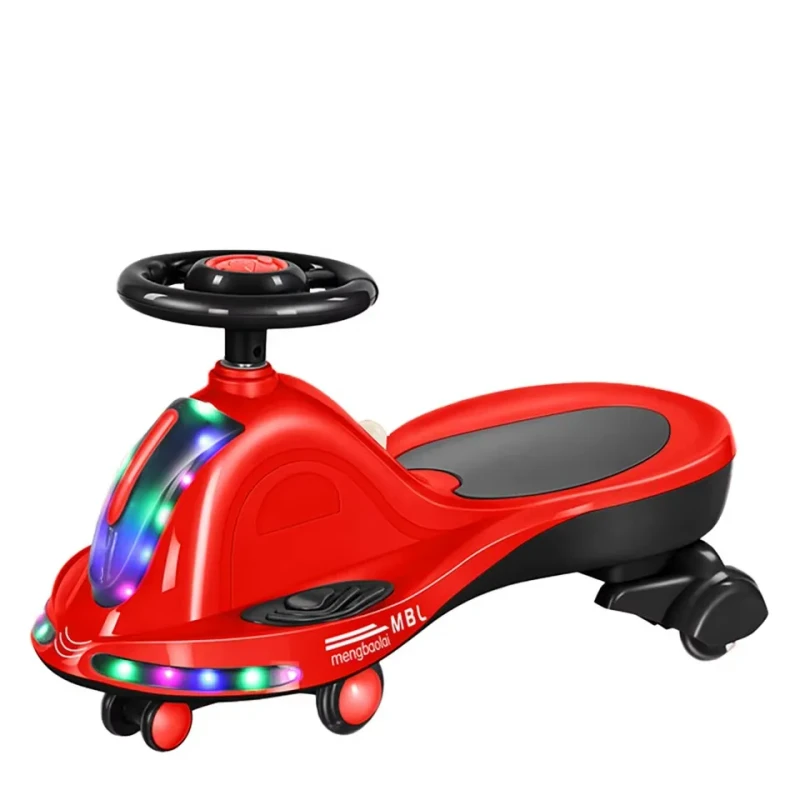 Hebei New Model Popular Design Children Steering Wheel Swing Car 3 Wheel Scooters Baby Toys