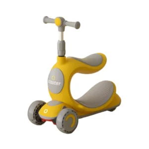 Height Adjustable Boys or Girls Kids Scooter with LED Children’s Minimal Scooter PU Wheels