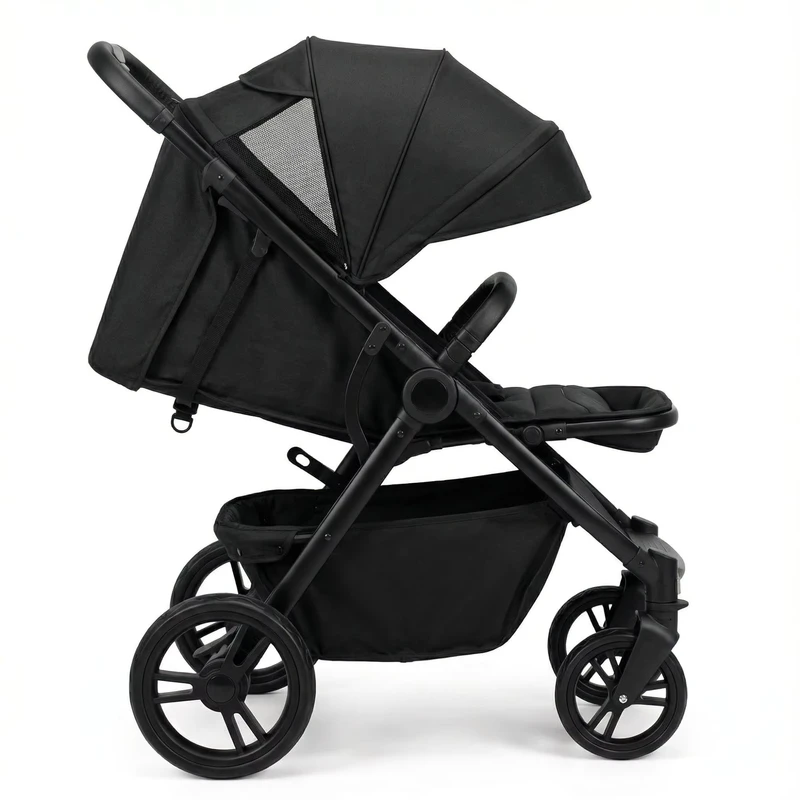 High Landscape Two way Sit and Lie Aluminum Alloy Foldable Lightweight Baby Stroller Model A1 for Newborn 0 6 Months