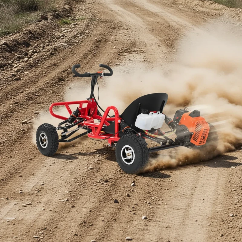 High Performance Professional Racing Outdoor Drift Go Kart Heavy Duty Go Karts for Adults Beach Gas Engine Buggy