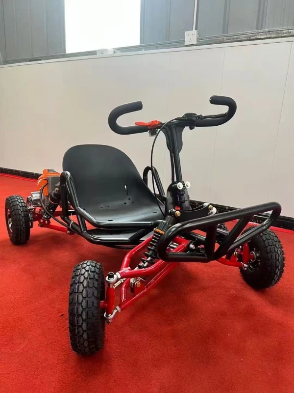 High-Powered 4 Stroke Pedal 63cc-212cc Gasoline Go Kart for Adults Kids Outdoor All-Terrain Karting Buggy Racing