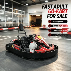 High Powered Pedal Go Kart for Adults and Kids Outdoor All Terrain Gasoline Vehicle Exciting Buggy Amusement Park Games