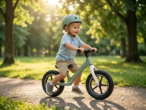 High Quality 12 Inch Children Balance Bike Nylon Frame Push Bicycle with Pneumatic Tires No Pedal Kid Training Bike