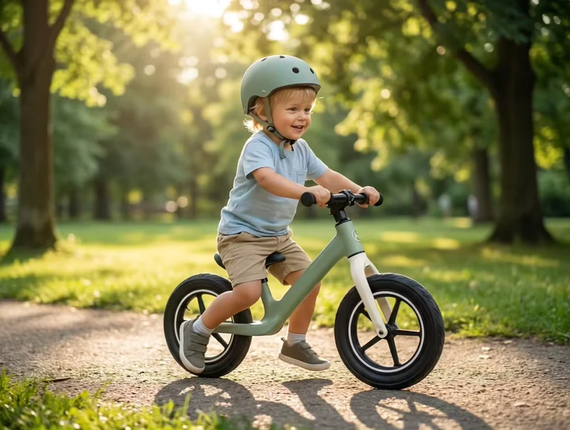 High Quality 12 Inch Children Balance Bike Nylon Frame Push Bicycle with Pneumatic Tires No Pedal Kid Training Bike
