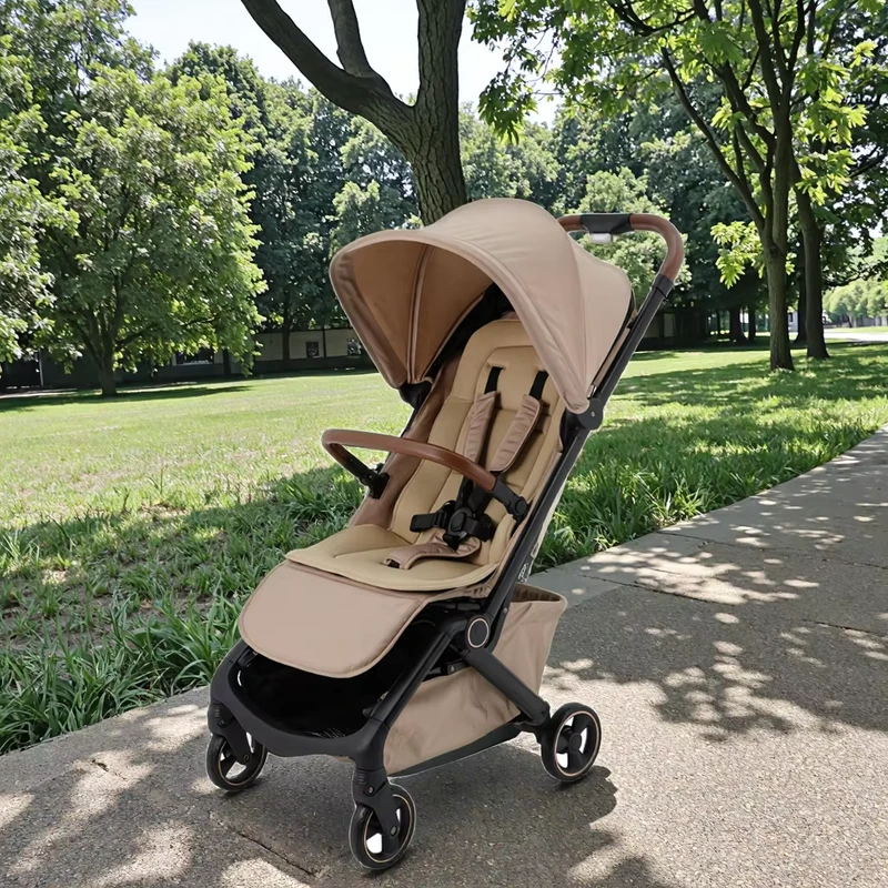 High Quality Aluminum Alloy Frame Light Weight Foldable Baby Stroller for Infants 0-3 Years Old 22kg Capacity for Airplane