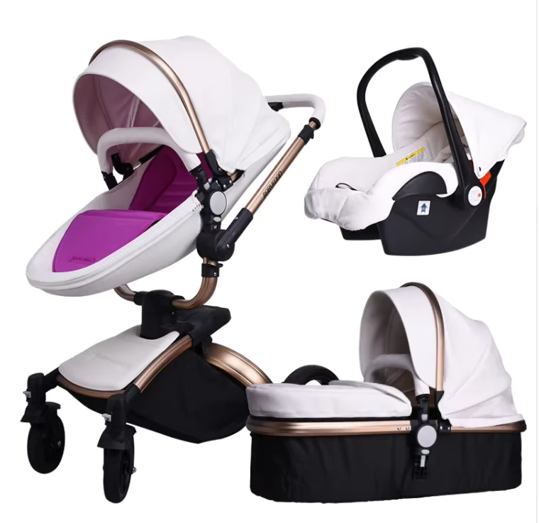 High Quality Baby Stroller Popular 360 Degree 3 in 1 Baby Pram