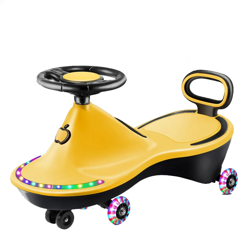 High Quality Custom Plastic Electric Children's Outdoor Play Toy Car Baby Girl Swing Cars for Sale in Bulk