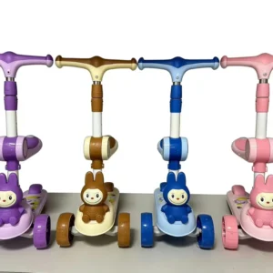 High Quality Customizable Steel Scooter Three PU Foldable Adjustable Handlebar for Kids 2-7 Years Lightweight Free Shipping