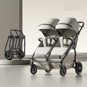 High Quality Easy Folding Twin Baby Buggy Compact Pram Light Travel Stroller for Twins