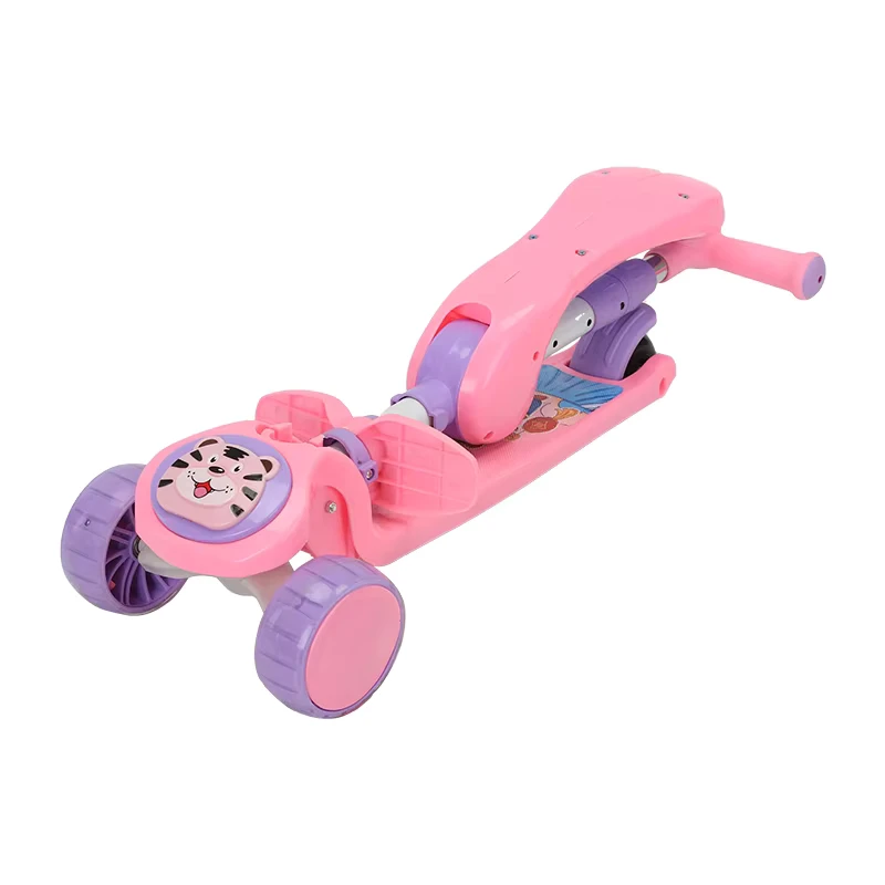 High Quality Foldable 3 in 1 Kids Electric Scooter with Seat Outdoor Plastic Balance Kick Scooter