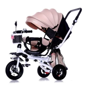 High Quality Hebei Factory Steel Frame Baby Tricycle 4 in 1 with Low Price