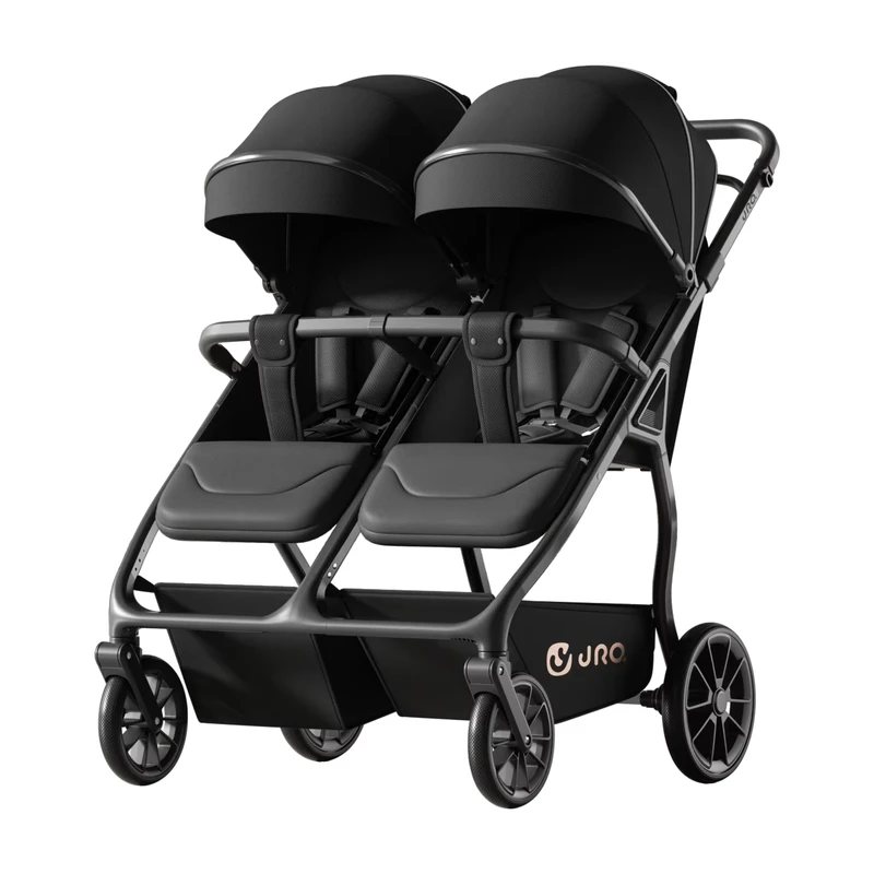 High Quality JRQ Twin Baby Stroller Infant Toddler for Twins Durable Aluminum Alloy Frame Foldable 20KG Load Capacity Sitting