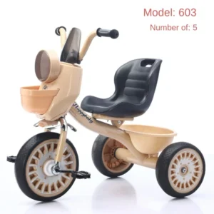 High Quality Kids Bicycle with Dinosaur Head New Model Baby Tricycle for 2-4 Years Plastic Material