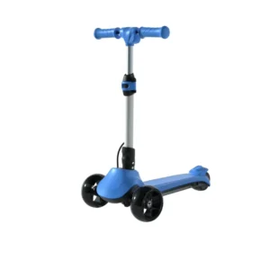 High Quality Kids Child Scooter Toys 130w Big Three Wheels Pedal Electric Scooter Kids Foldable Handlebar With Flashing Wheel