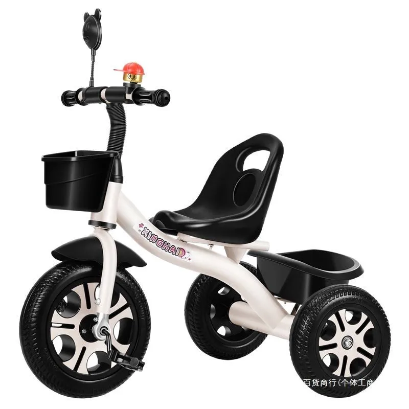High Quality Kids Ride on Car 3 Wheel Baby Tricycle with Push Handle and Music Feature Toy for Children