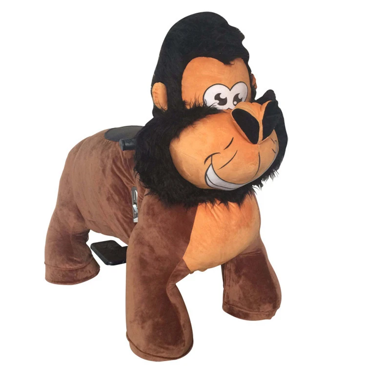 High Quality Motorized Plush Ride on Toy Battery Operated Walking Animal Fun Rides for Shopping Mall