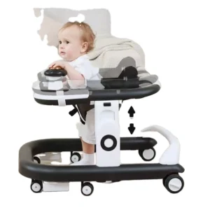 High Quality New Design Multifunctional Portable Plastic Baby Walker with Music Foldable 20KG Load Capacity for 0-3 Years Old