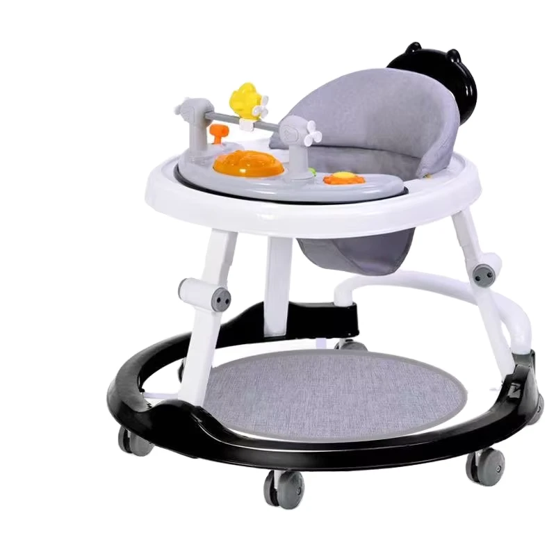 High Quality New Design Multifunctional Portable Plastic Baby Walkers Music Foldable 20KG Load Capacity for 0 3