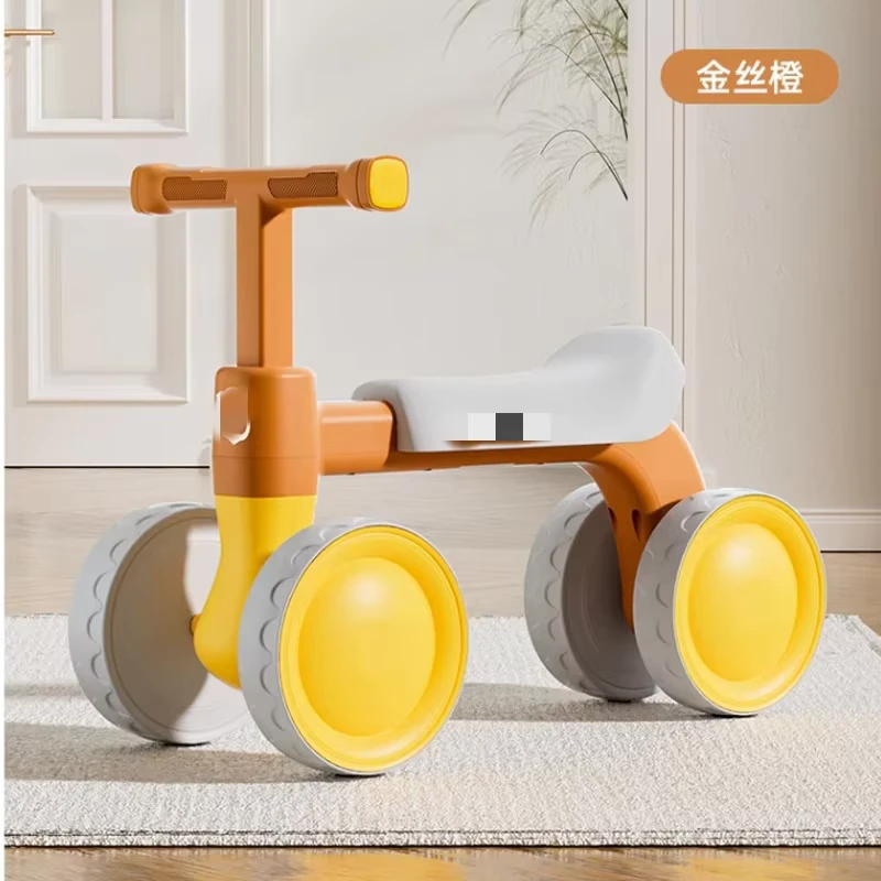 High Quality Nylon Plastic Foldable Kids Bicycle Baby Walker Balance Bike Children Bicycle Scooter for Outdoor Sports