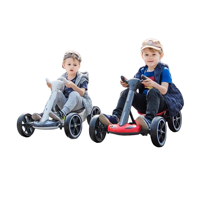 High Quality Outdoor Kids Racing Go Kart Kids Pedal Go Cart With Battery Electric Vehicle