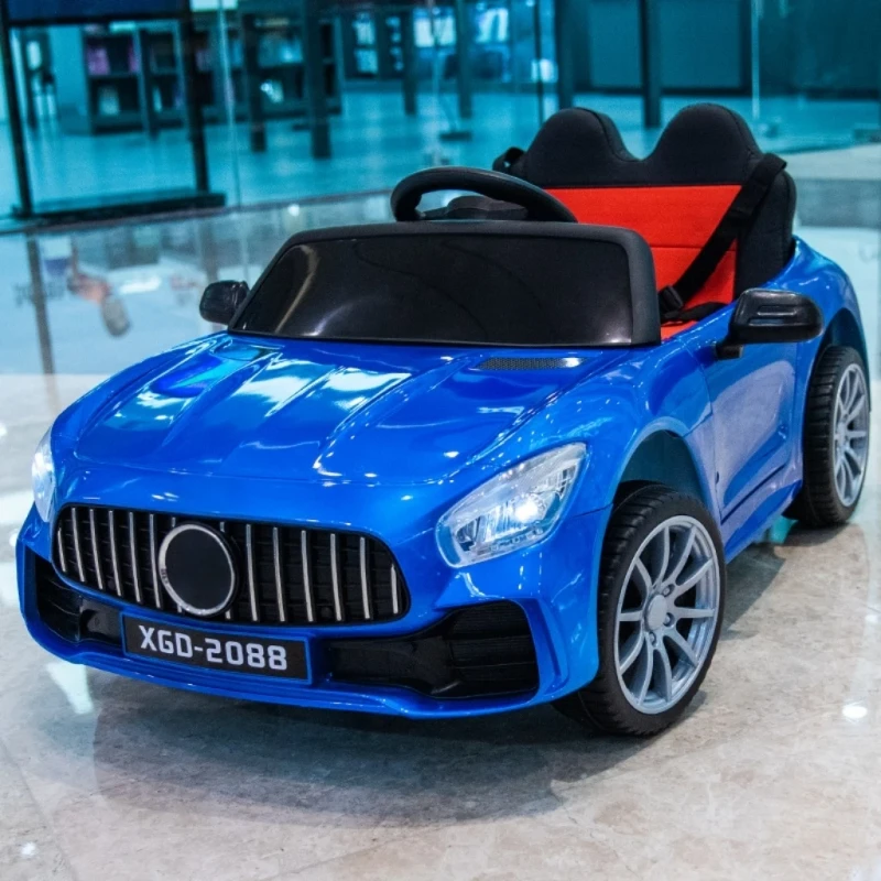 High Quality Plastic Electric Ride on Car for Kids with Remote Control Music Two Seat Hot Selling Gift for Baby Children