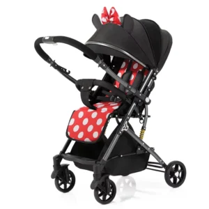 High Quality Price OEM Light Weight Easy Folding Two Way for 0 3 Years Old Baby Stroller With Large Basket