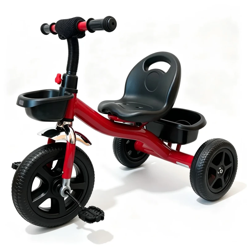 High Quality Three Wheel EVA Material Single Speed Comfortable Saddle Child Kids Tricycle for 2 to 4 Years Old