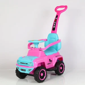 High Quantity Kids Push Car Plastic Ride On Baby Toy Car Foot to Floor Baby Swing Car with Handle