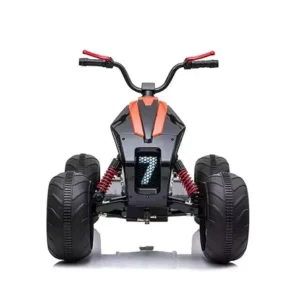 High-Speed 24V Kids Electric Ride-On ATV Toy Vehicle Battery-Powered 4 Wheels for 2 to 4 Years Old