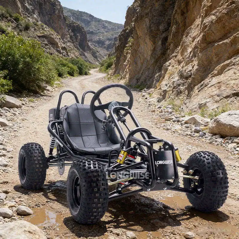 High-Speed 70km/h Racing Off-Road Go Kart 420CC 4-Stroke Hydraulic Disc Brakes Gas-Powered Outdoor All-Terrain