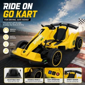 High Speed Drifting Ride on Cars Kids 12v Electric Battery Operated Go Kart Karting Cars for Sale