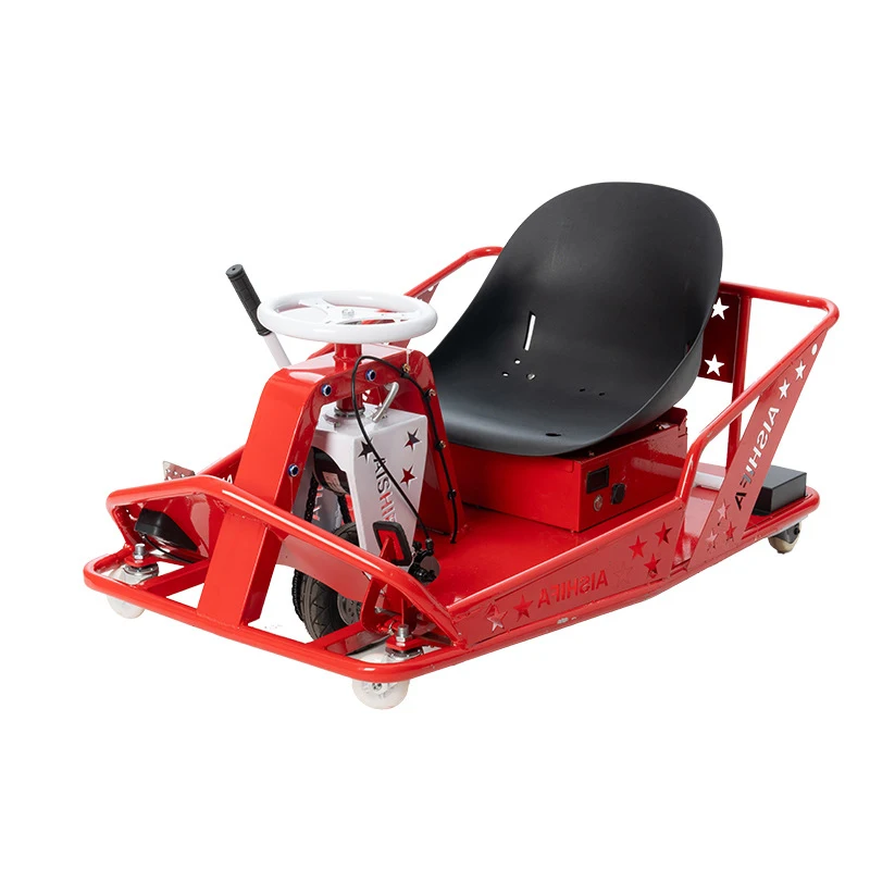 High Speed Electric Drift Go Kart Indoor Outdoor Racing Kart with Drift Tires & Adjustable Speed for Adults