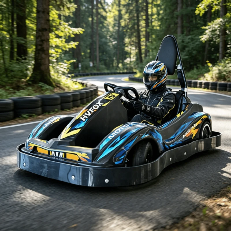 High Speed Powerful Reliable Durable Sturdy Professional Racing Sport Adult Electric Go Kart