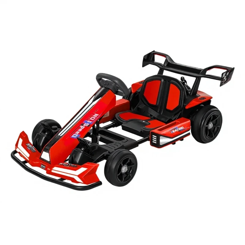 High Speed Racing Electric Go Kart for Kids Ages 2 4 Large Size Remote Control Ride on Toy with 24V Battery