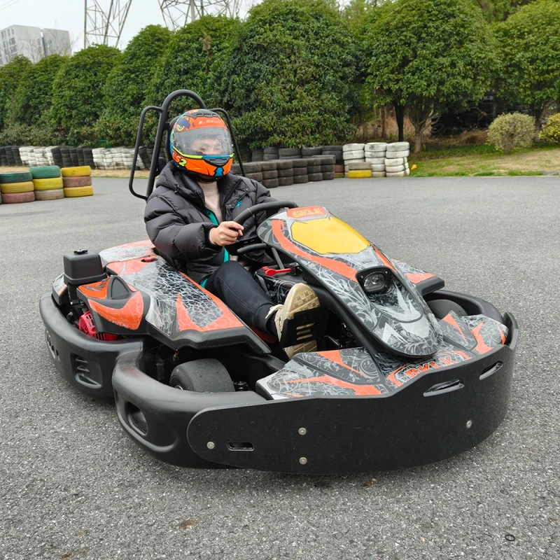 High Speed Recreational Racing Kart 4 Stroke Drift Cart for Amusement Park Track Racing Go Kart