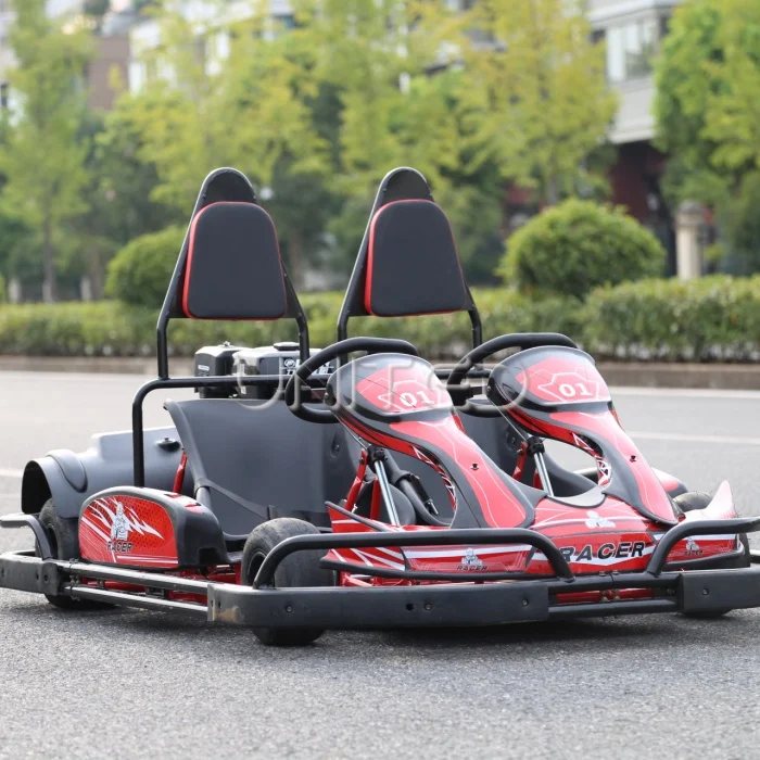 High quality Two seat Outdoor Recreational Go kart for Children and Adults Smooth Ride
