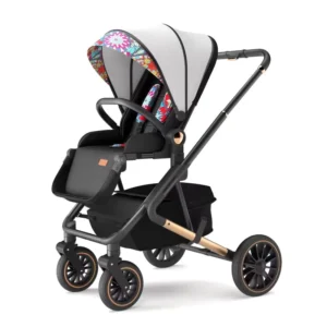 High view Baby Stroller for 0 6 Months 15kg Load Capacity Both Sitting reclining Options Reversible Push Lightweight
